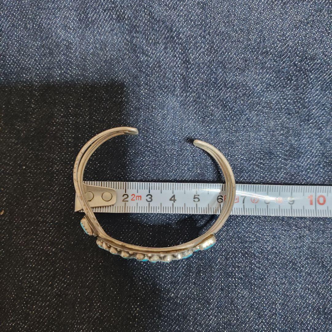 ナバホ ターコイズ シルバー バングル ヴィンテージ silver925