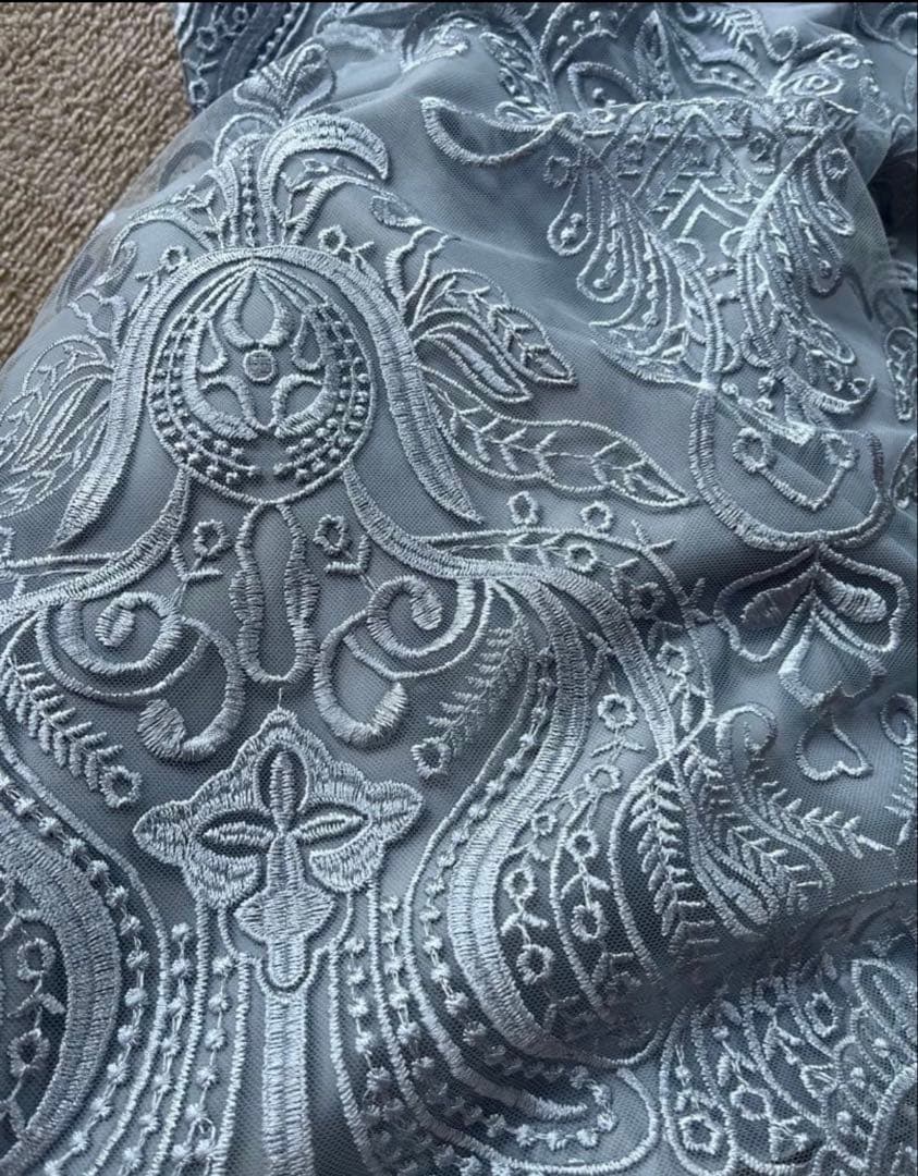 ショーン♡PREFERIR ドレス　刺繍レース　バックリボン　結婚式