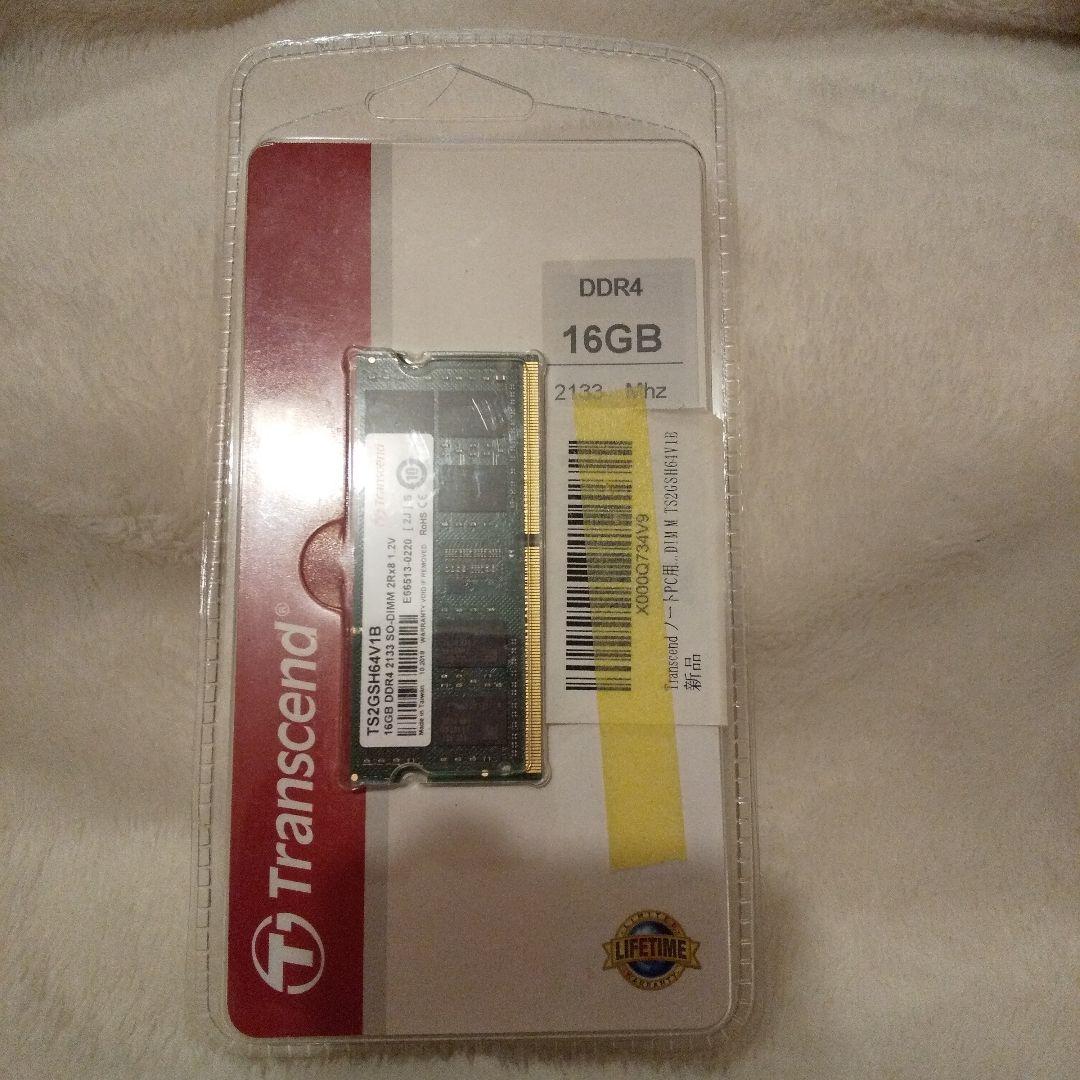 Transcend 16GB DDR4 メモリ TS2SH64V1B