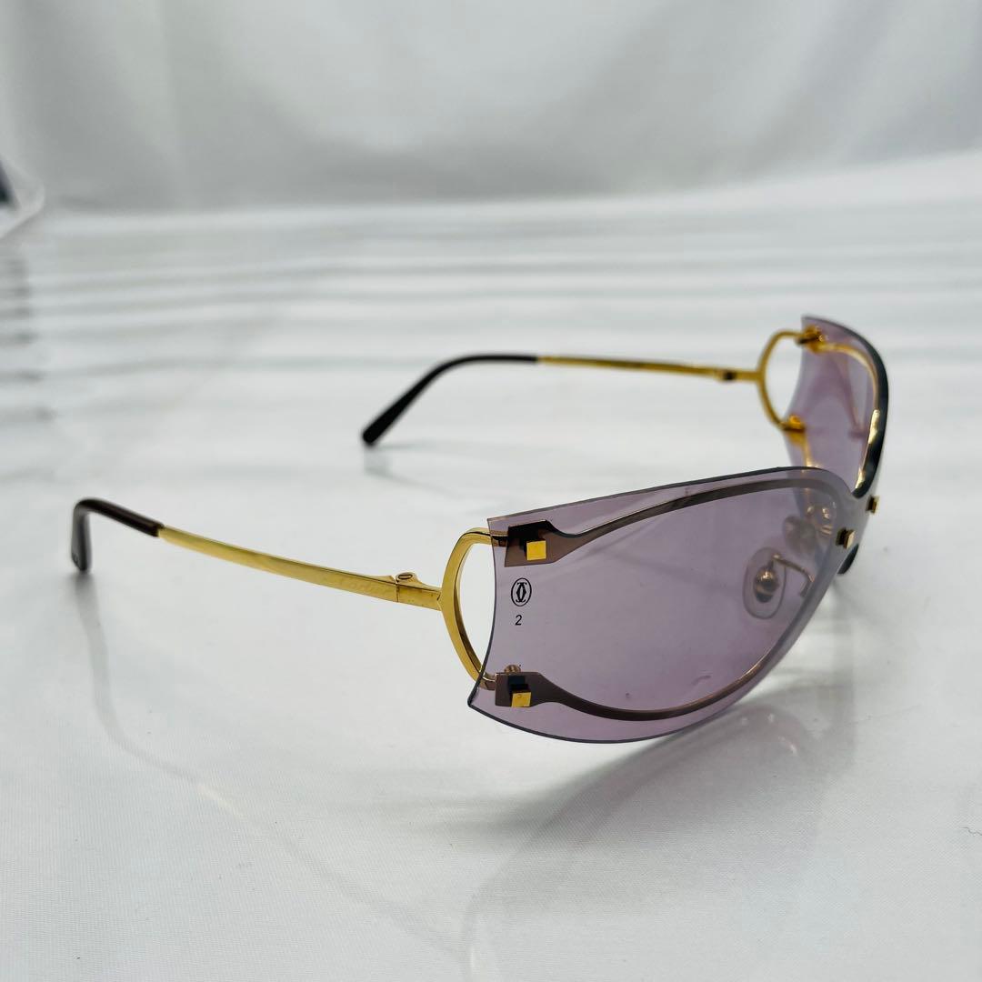 【kk/12.30】カルティエ 南青山店オープン記念 モデルリムレス サングラス