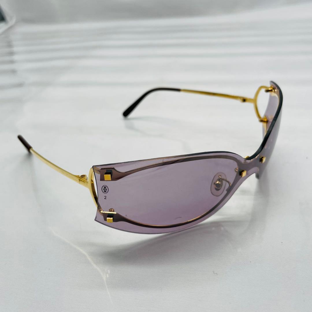 【kk/12.30】カルティエ 南青山店オープン記念 モデルリムレス サングラス