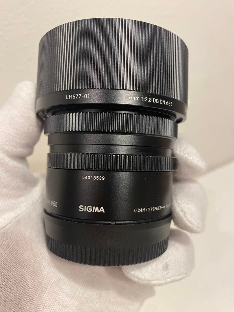 【美品】SIGMA 45mm f2.8 DG DN【eマウント】単焦点レンズ
