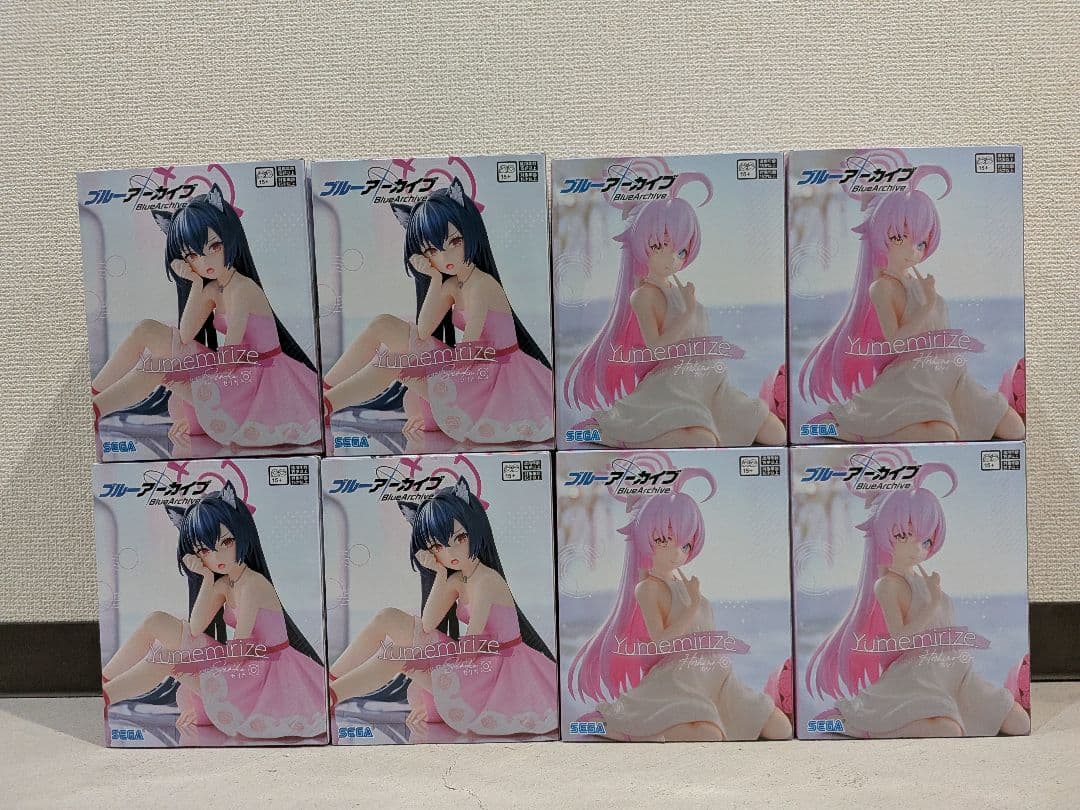 ブルーアーカイブ Yumemirize ホシノ セリカ フィギュア 8体セット