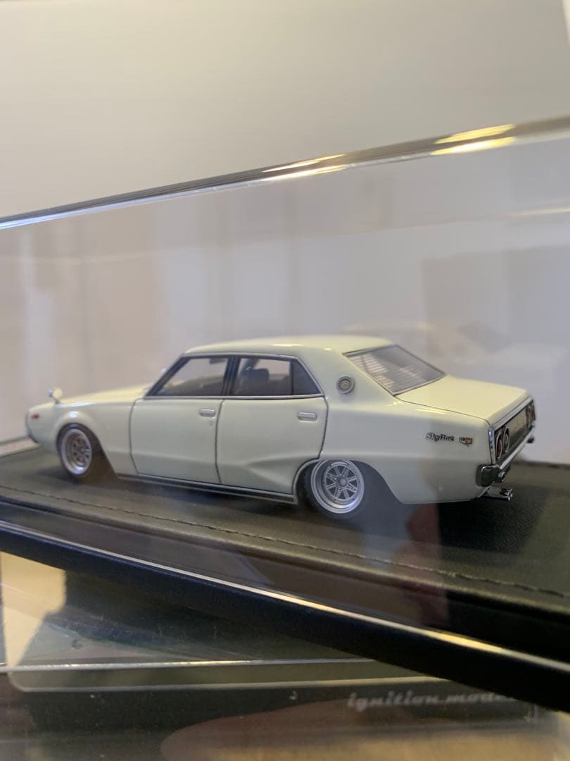 イグニッションモデル　1/43 スカイライン　GT-X GC110 ホワイト