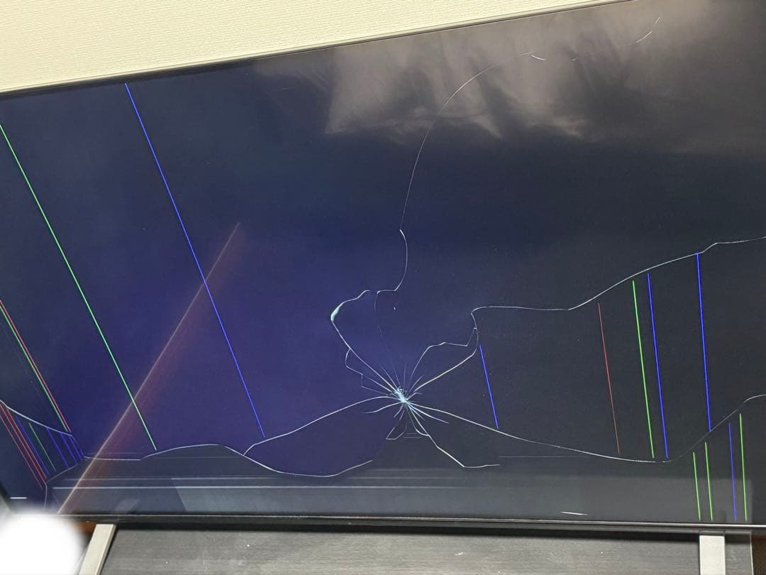 TOSHIBA 55C350X 液晶テレビ ジャンク品 液晶割れ 55インチ