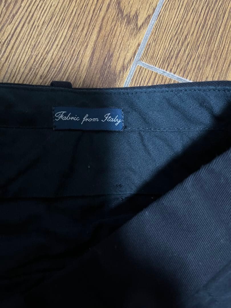 【極美品】ポロチノ Fabric from Italy 黒 W36
