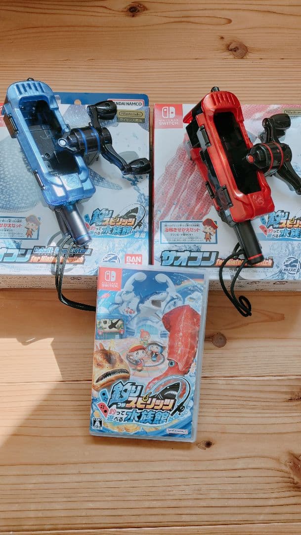 Switch 釣りスピリッツ 釣って遊べる水族館 サオコンセット