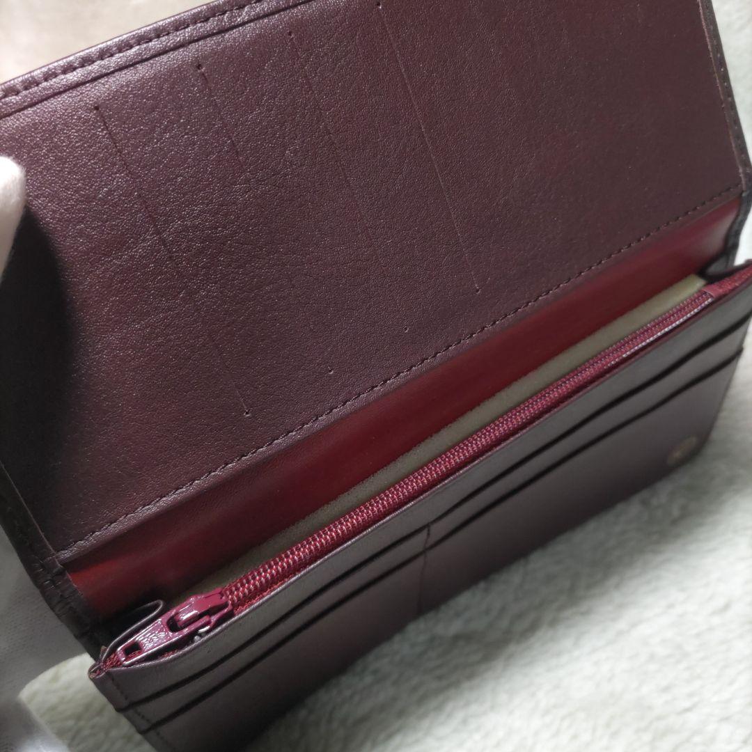 皇居　皇室　限定　長財布　折り財布　本革　こげ茶