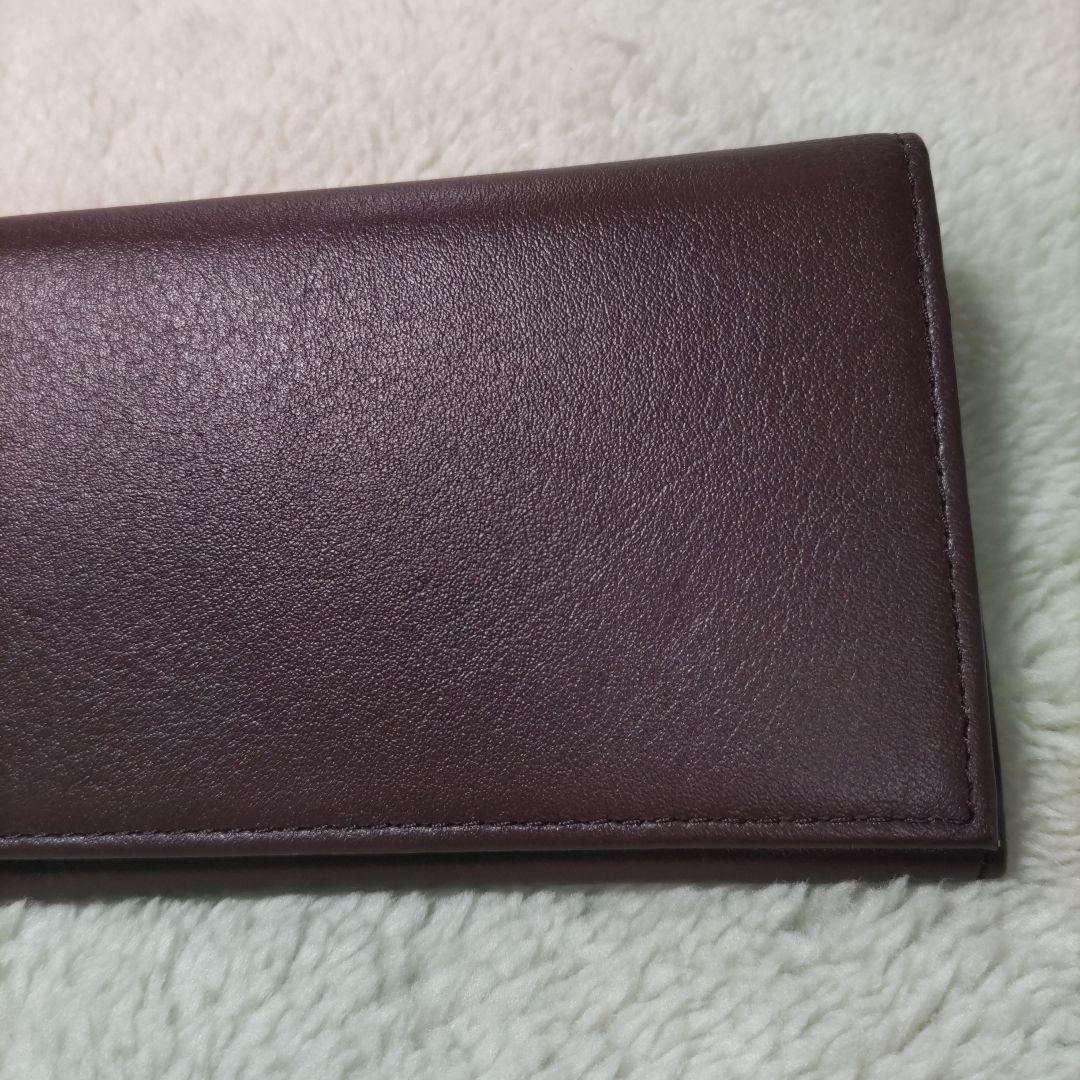 皇居　皇室　限定　長財布　折り財布　本革　こげ茶