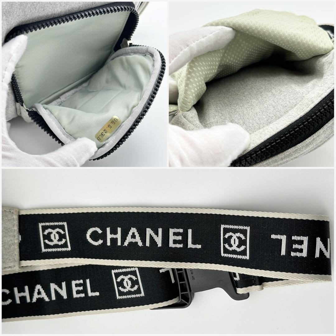 【極美品】CHANEL シャネル　スポーツライン　ウエストバッグ　キルティング