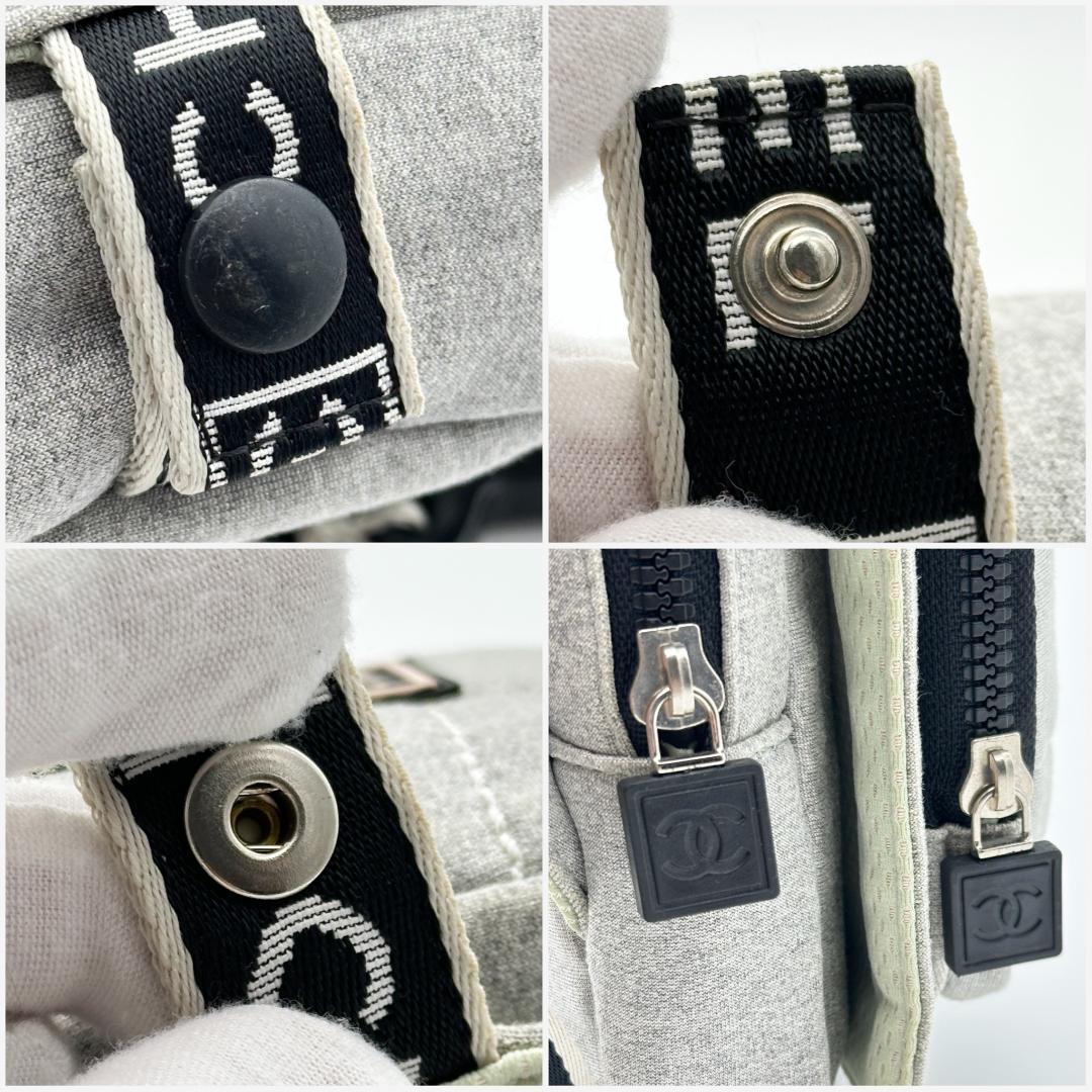 【極美品】CHANEL シャネル　スポーツライン　ウエストバッグ　キルティング