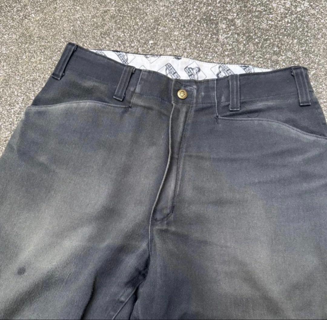雰囲気系 90s BEN DAVIS フリスコパンツ 黒 ワークパンツ W30