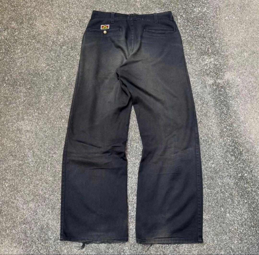 雰囲気系 90s BEN DAVIS フリスコパンツ 黒 ワークパンツ W30