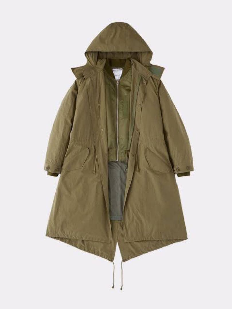 ジャケット・アウター SOFTHYPHEN BACK TO FRONT MA-1 FIELD COAT