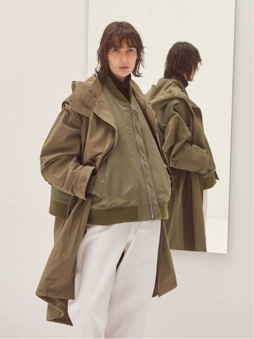ジャケット・アウター SOFTHYPHEN BACK TO FRONT MA-1 FIELD COAT