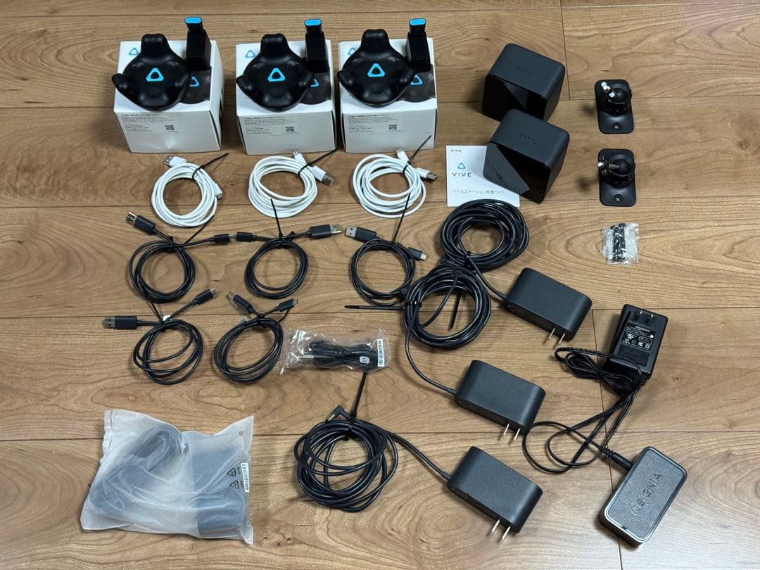 HTC VIVE トラッカー3個＋ベースステーション2個＋α