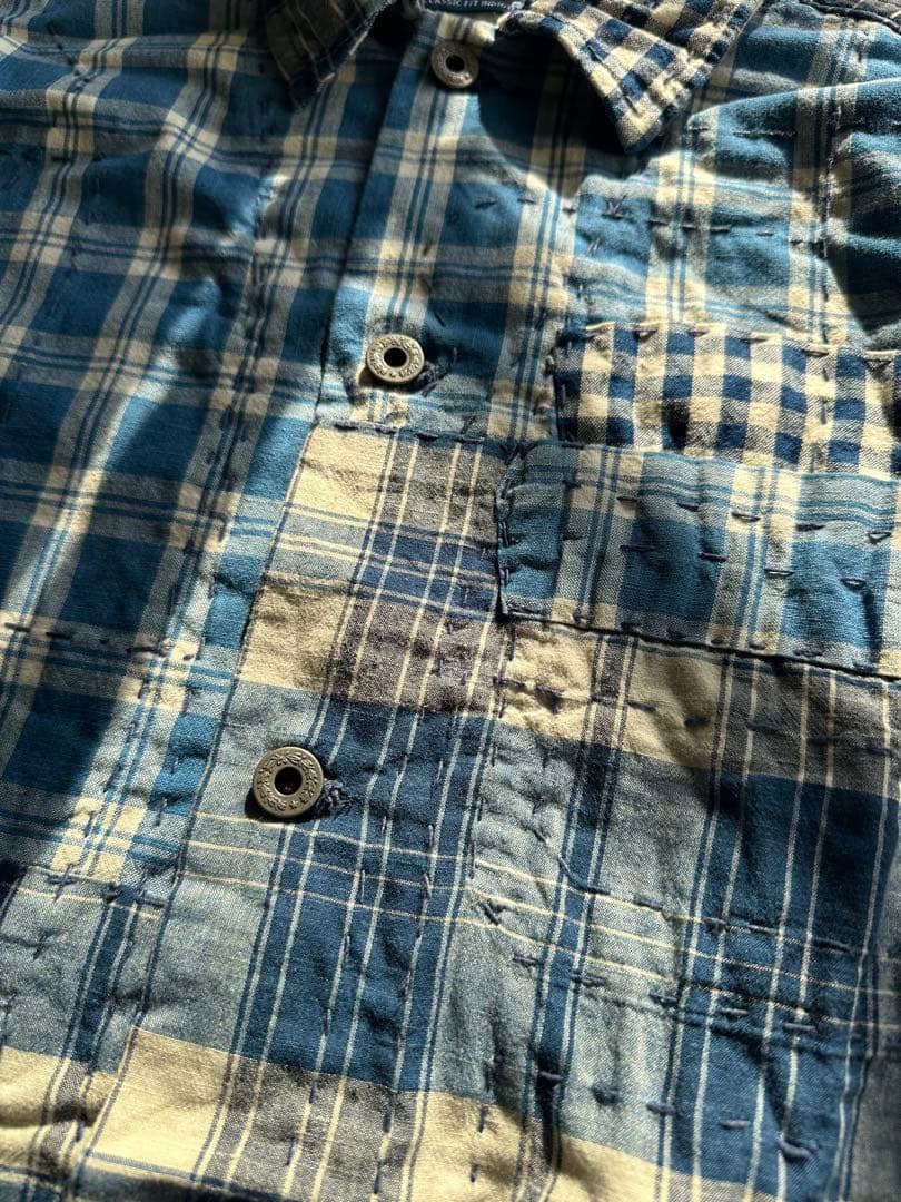 Polo by Ralph Lauren パッチワークカバーオール S