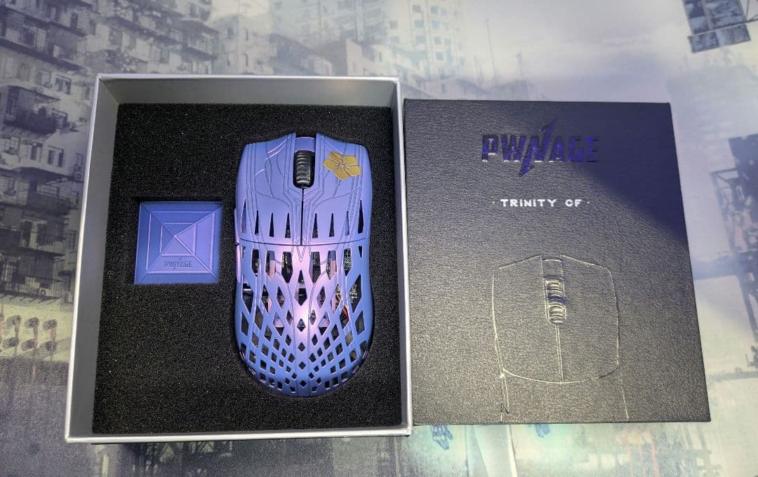 PWNAGE Trinity CF 紫色 ワイヤレスマウス　nacho