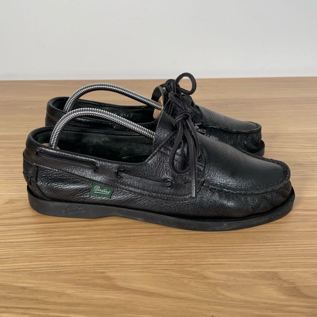 パラブーツ バース マリン デッキシューズ ブラック　6サイズ