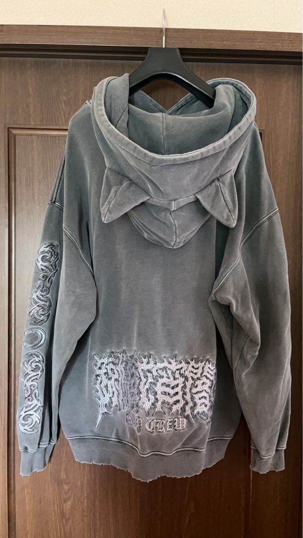 KRY GALFY コラボ ケモミミ染めボロパーカー即日発送年末年始セール中