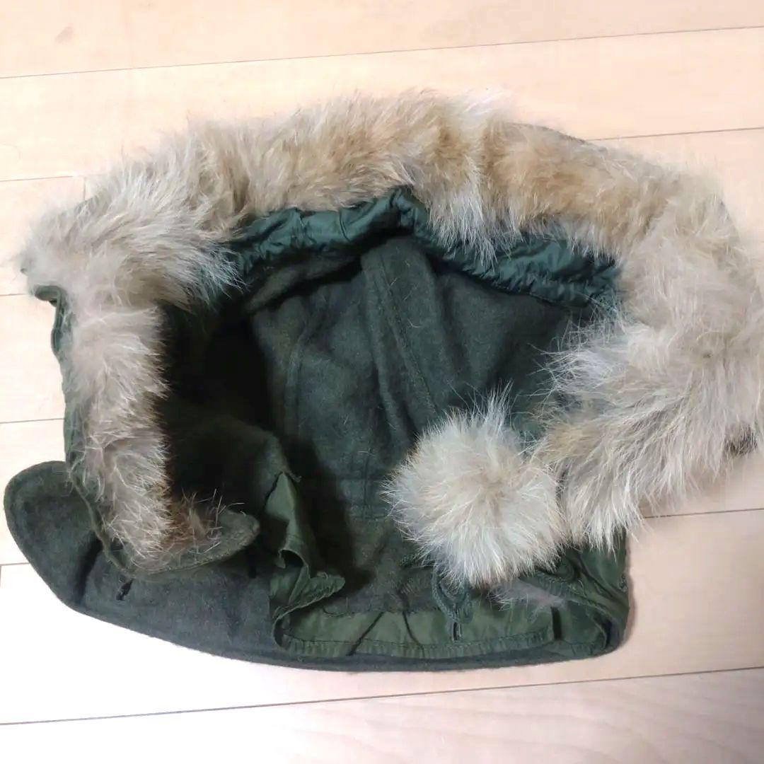 50s アメリカ軍 実物 M51 フード コヨーテファー ワイヤー付き 米軍実物