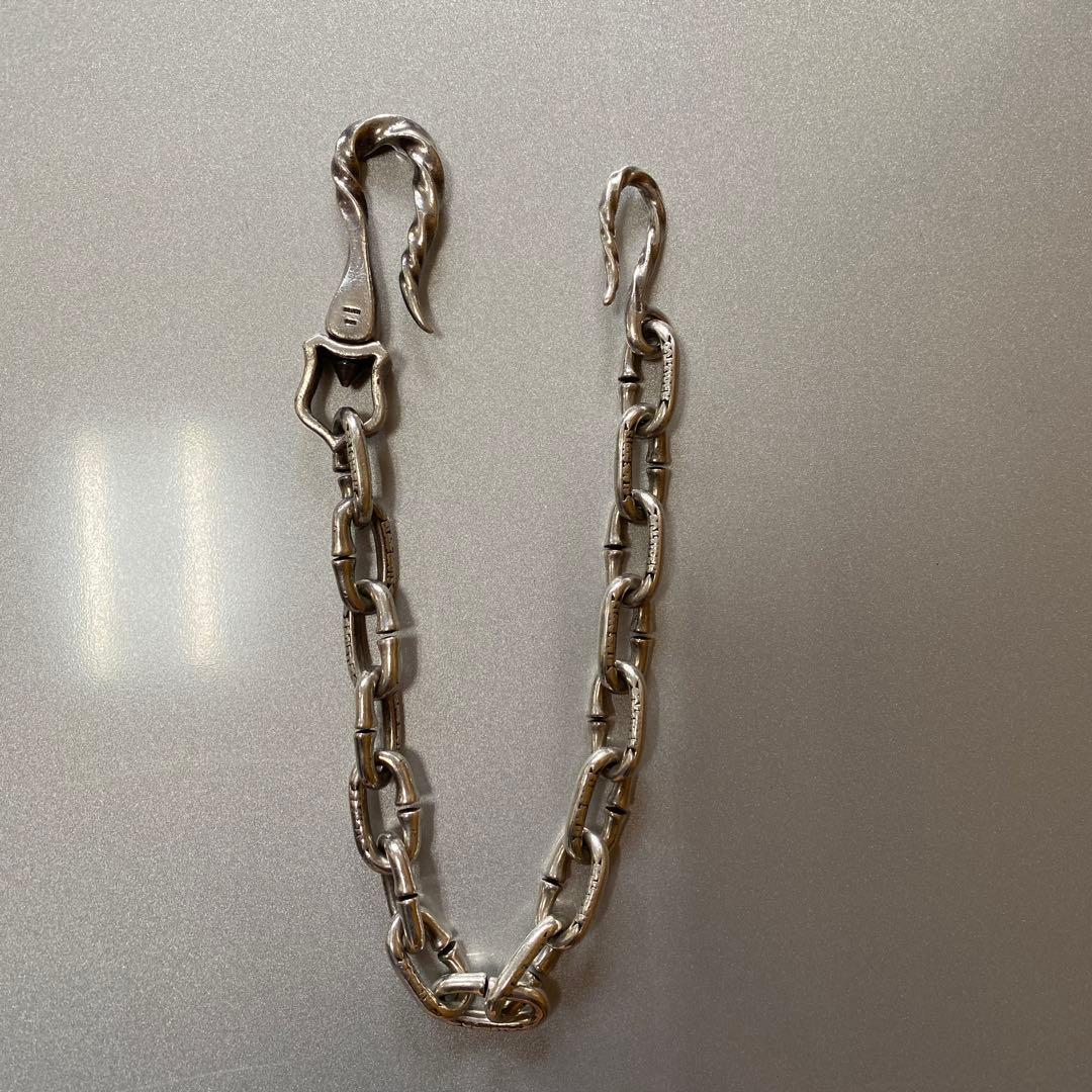 Black Boots シルバー　ウォレットチェーン　ブラックブーツ