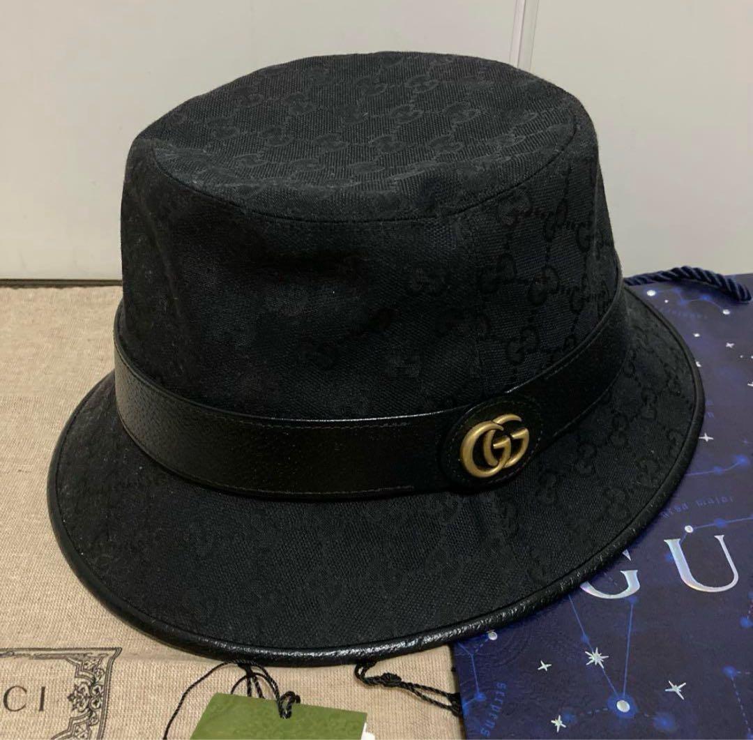 レシート 箱 タグ 全て有りGUCCI バケットハット