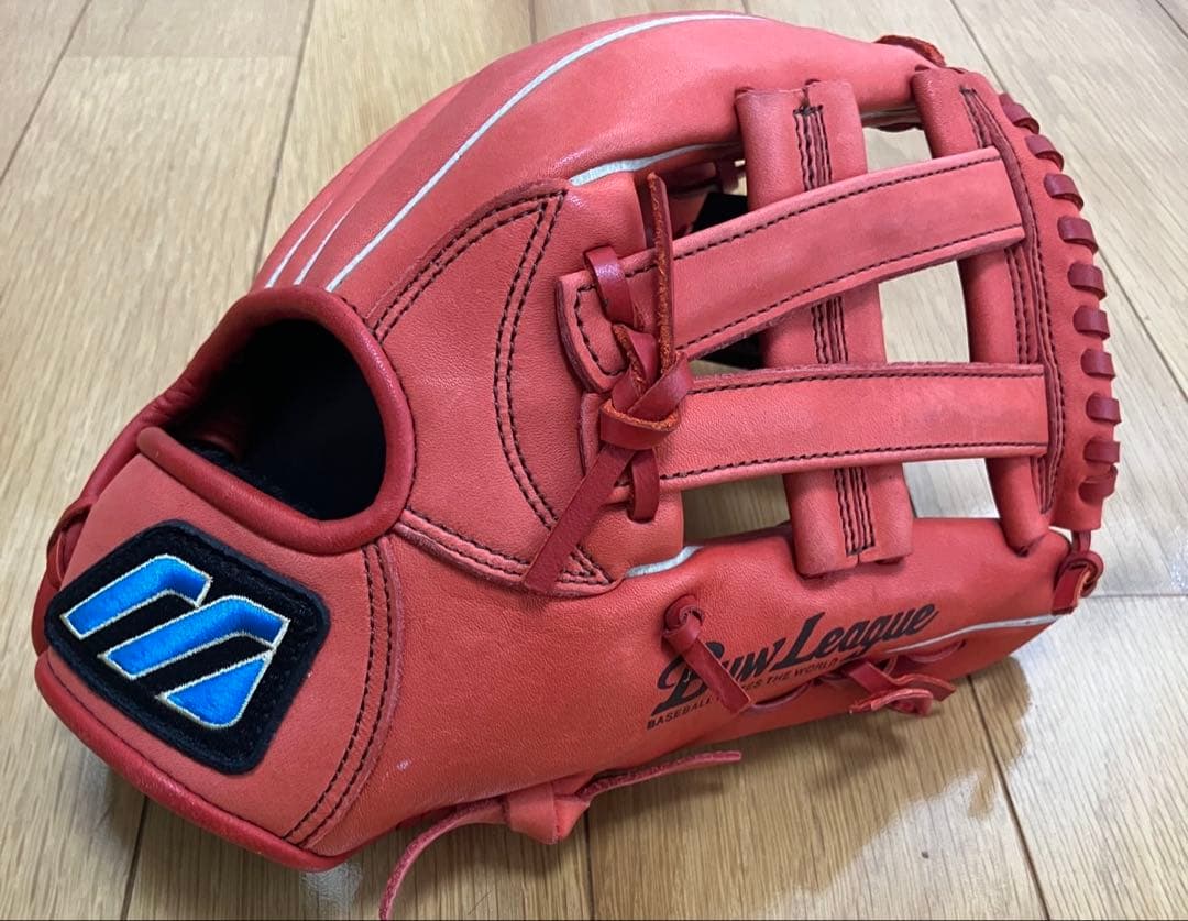 未使用品　ミズノ　ビューリーグ　少年軟式用　小久保モデル　　青ビュー