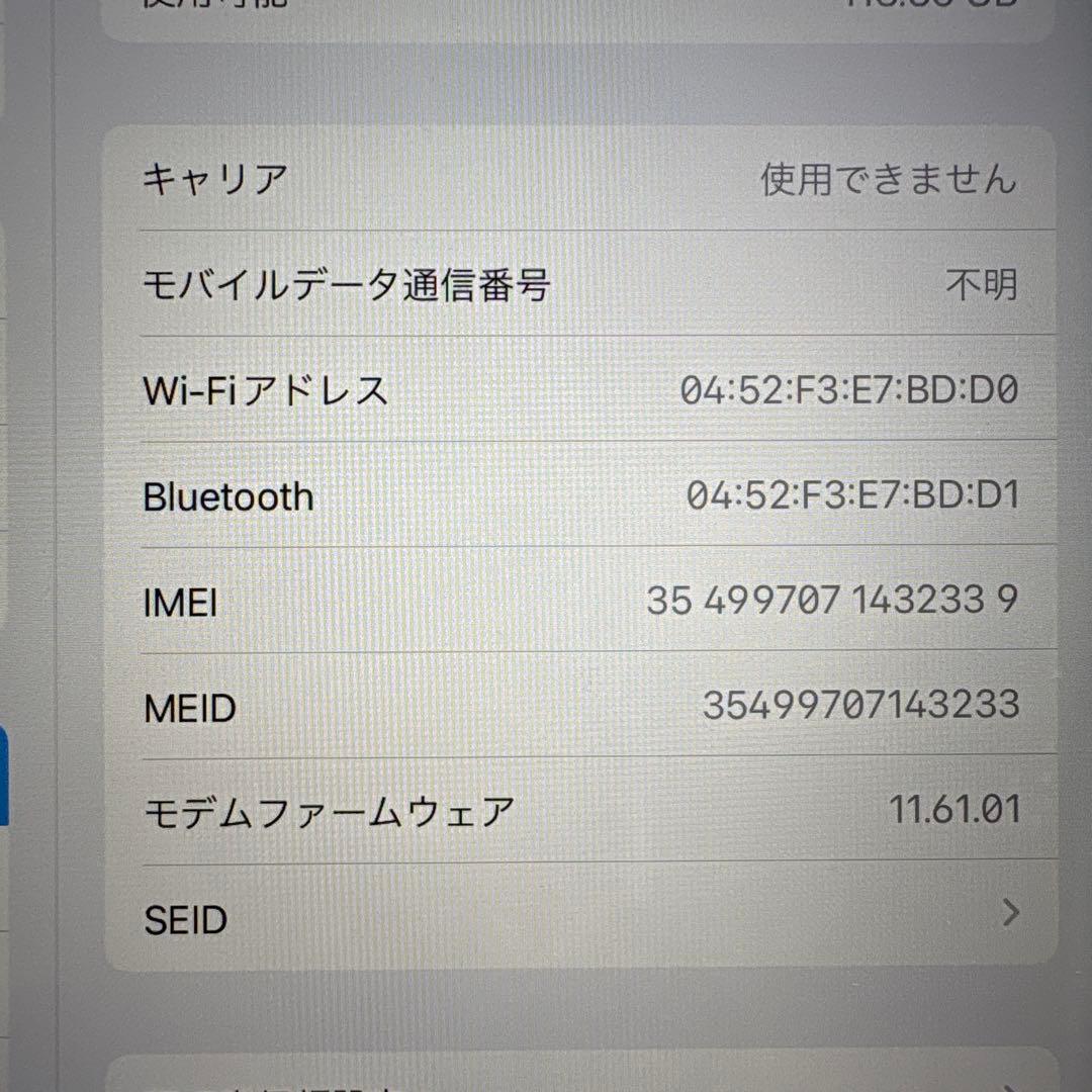 iPad本体 iPad mini4 Wi-Fi+Cellular 128GB simfree