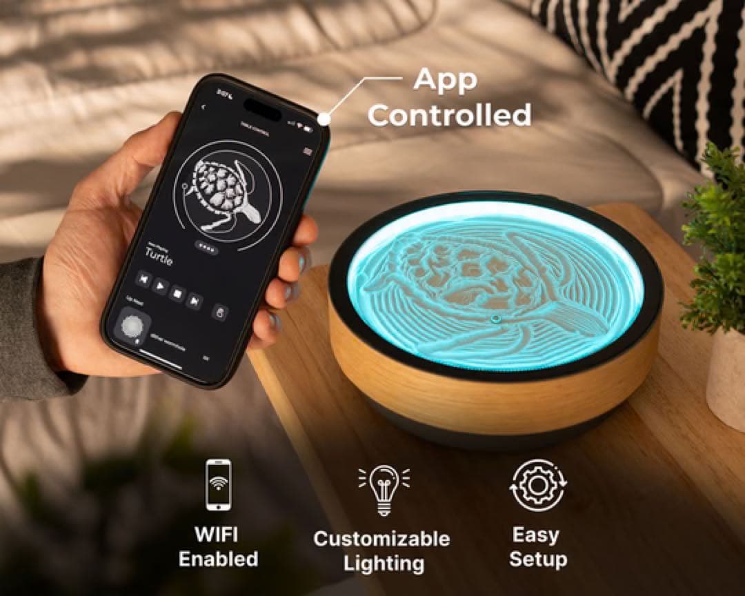 oasis mini サンドアート！アプリでアートを描けます