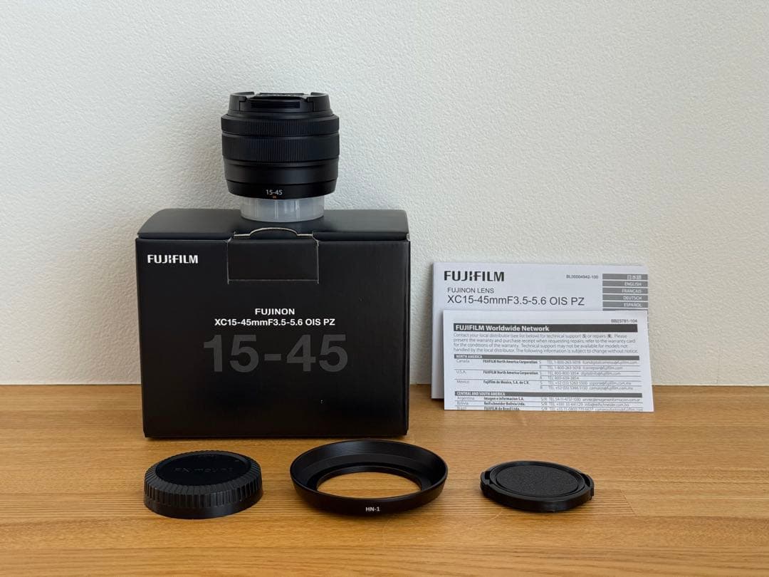 【美品】XC15-45mm F3.5-5.6 OIS PZ フードおまけ付