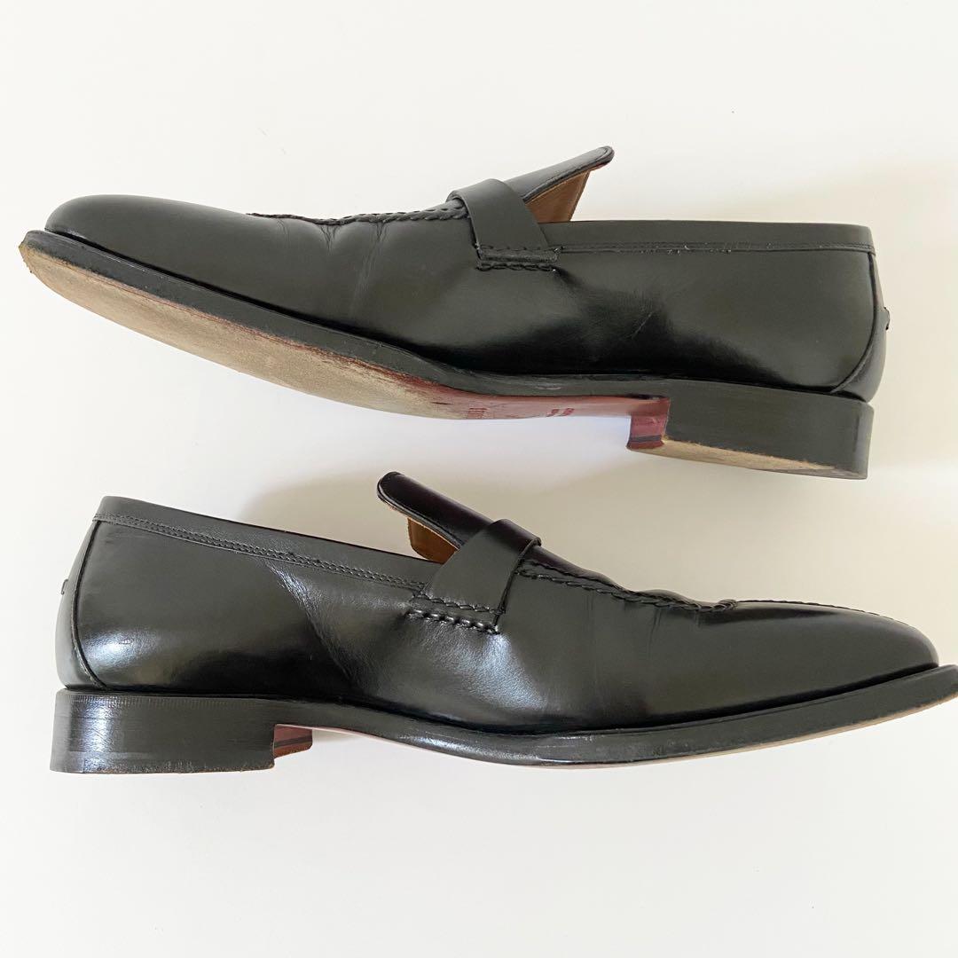 エルメス　レザー　革靴　メンズ　ベルト　ローファー　Hバックル　ストラップ