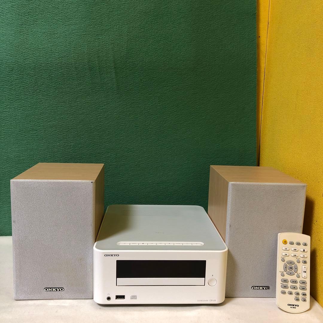 て37● ONKYO CR-U5X CDコンポ リモコン付き