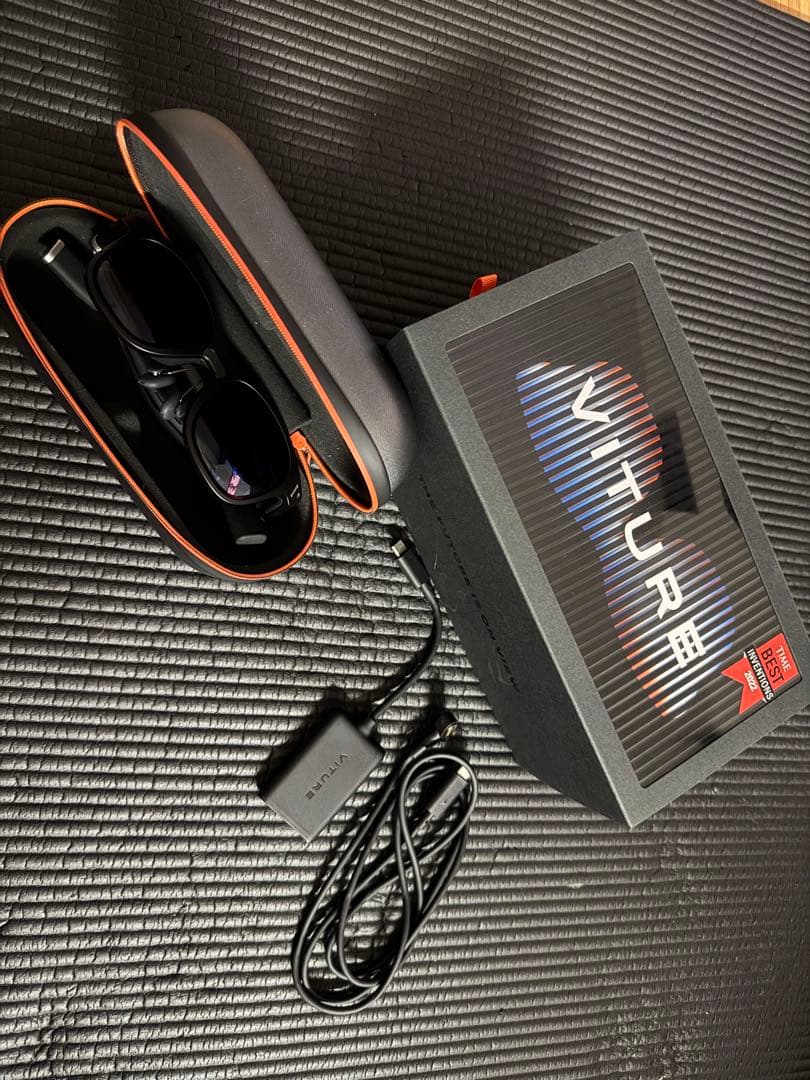 【美品】VITURE ONE XR グラス + 純正USB-C充電アダプター