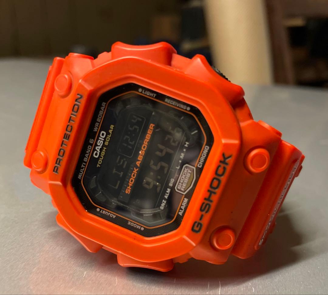 【最終価格】デカいG-SHOCK/GXW-56/レスキューオレンジ取説＆箱あり♪