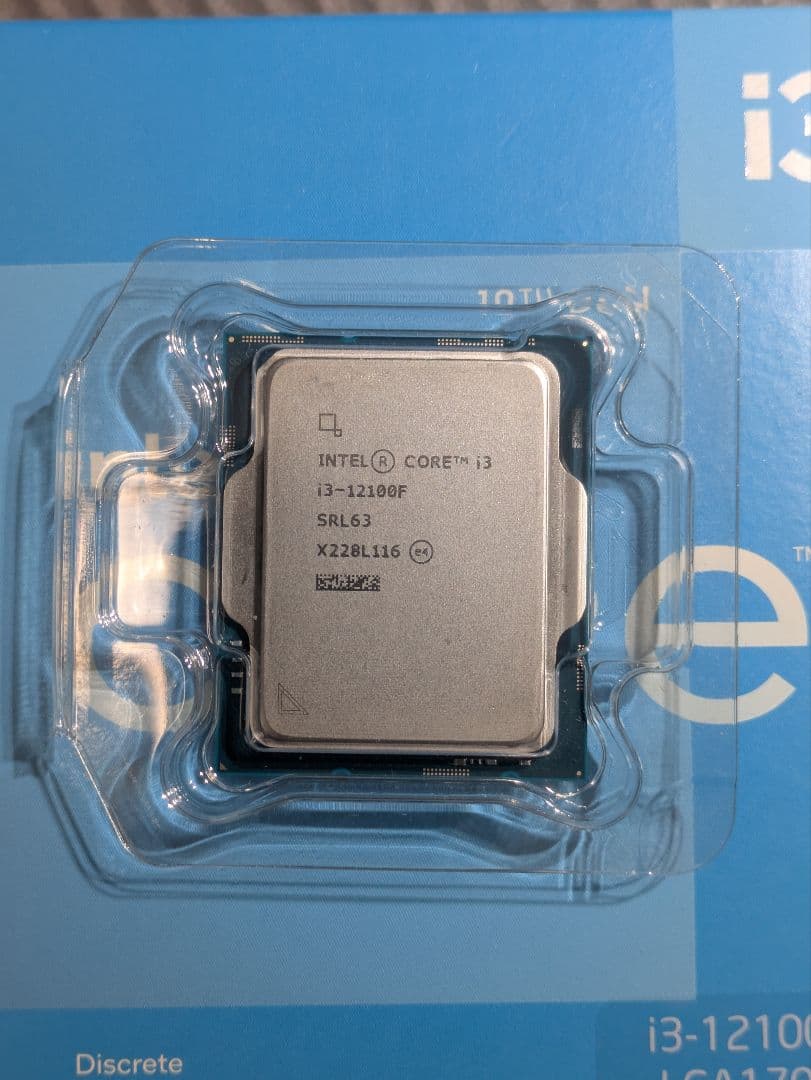 CPU Intel Core i3 12100F