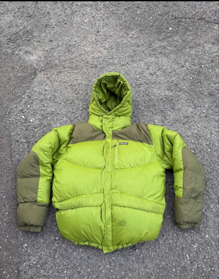 【希少】patagonia ダウンパーカー　ゲッコーグリーン Lサイズ