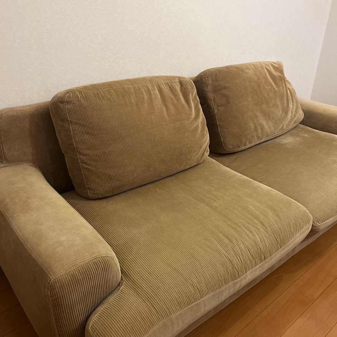 【u】unico グレイグソファ　3シーター