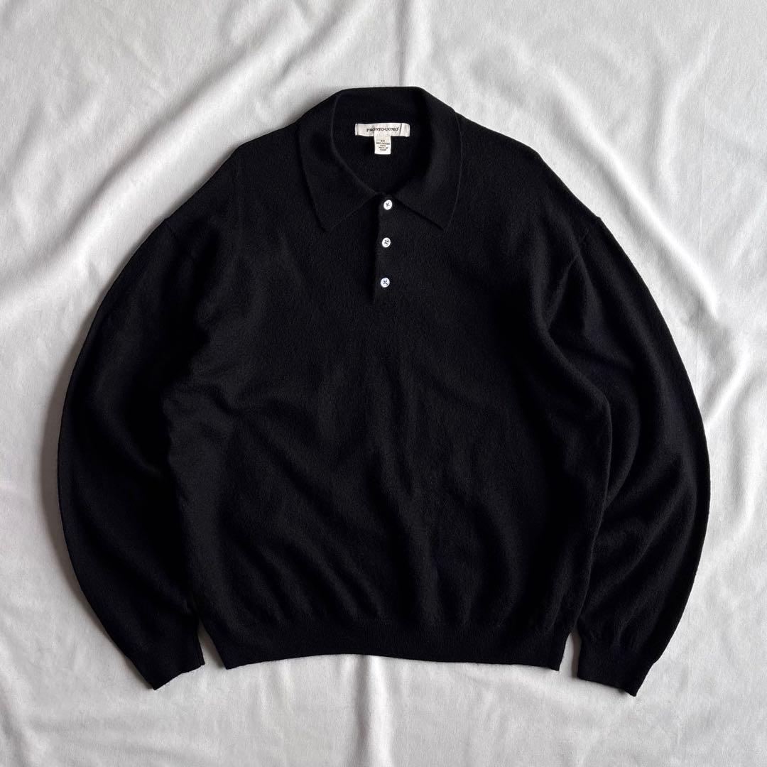 トップス 90s PRONTO UOMO merino wool knit polo