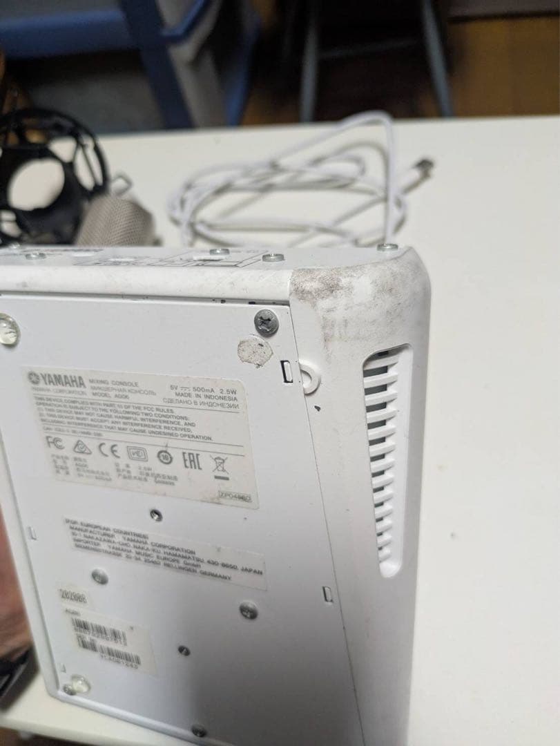 YAMAHA AG06 オーディオインターフェイスとマイクセット