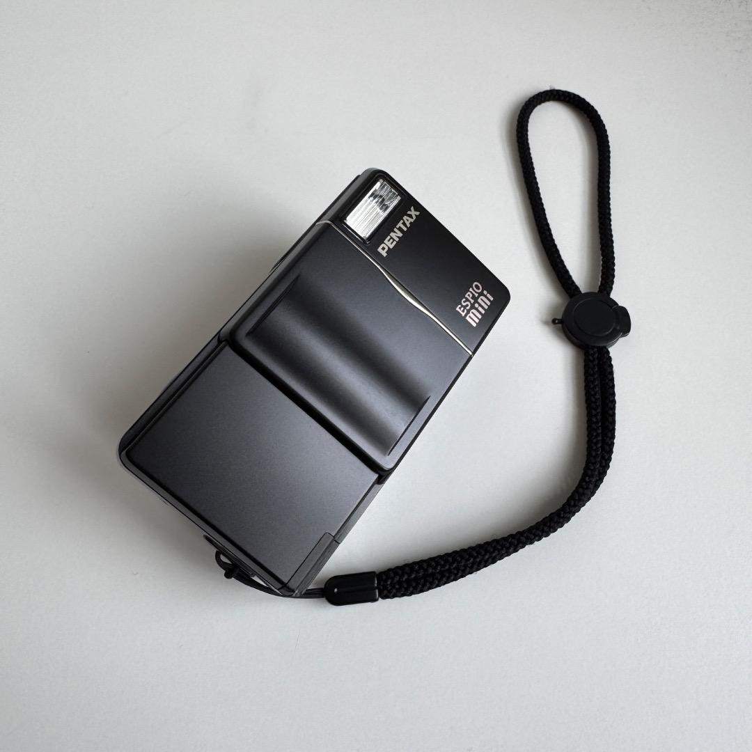 【美品】PENTAX ESPIO mini ブラック コンパクトフィルムカメラ