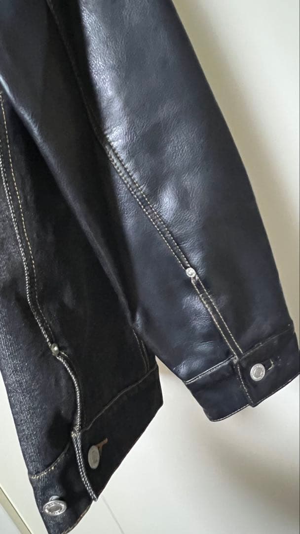 CoreFighterTropicalHell♠︎BlackDenimJacket