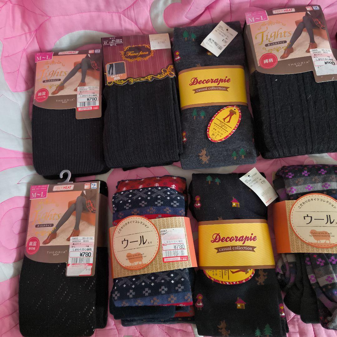 タイツにレギンス19足新品おまとめです。
