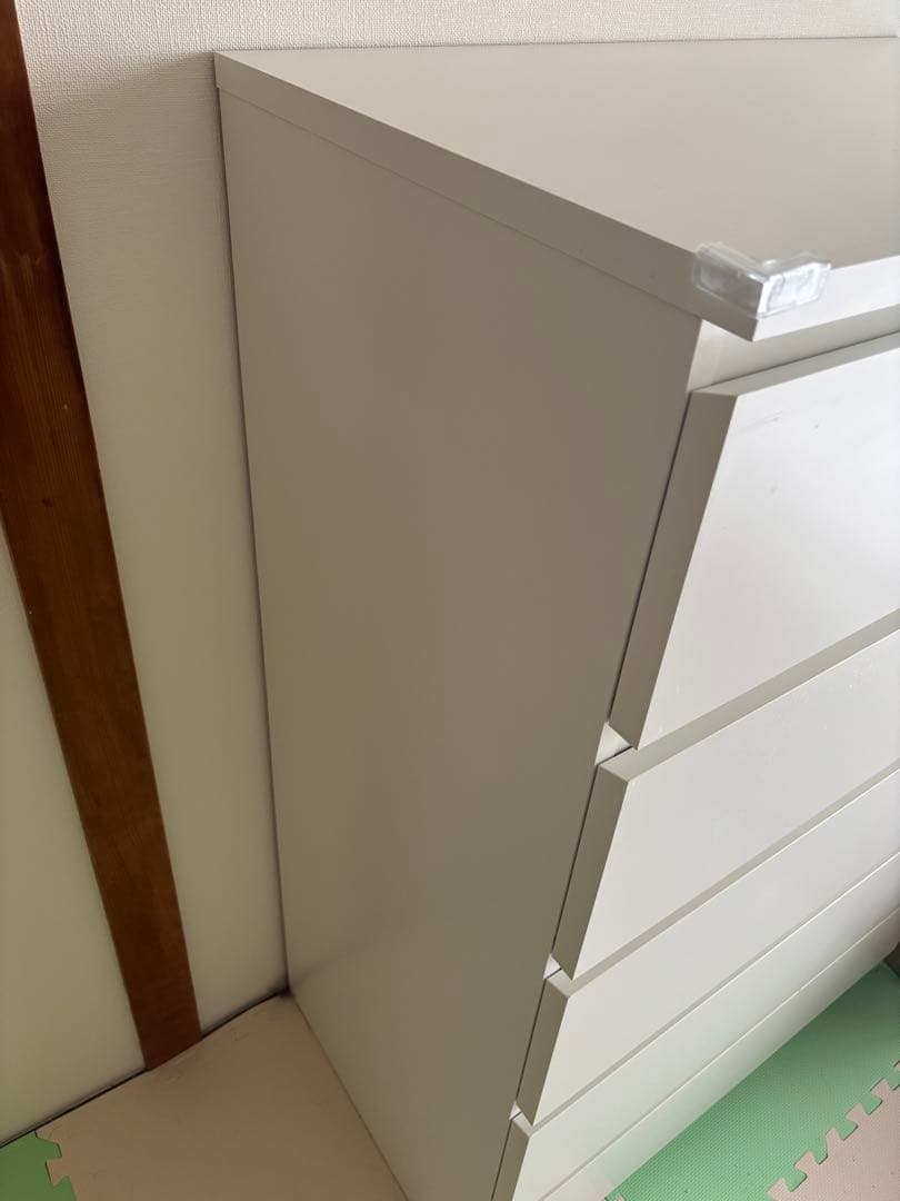 IKEA malm ホワイト 6段引き出し収納