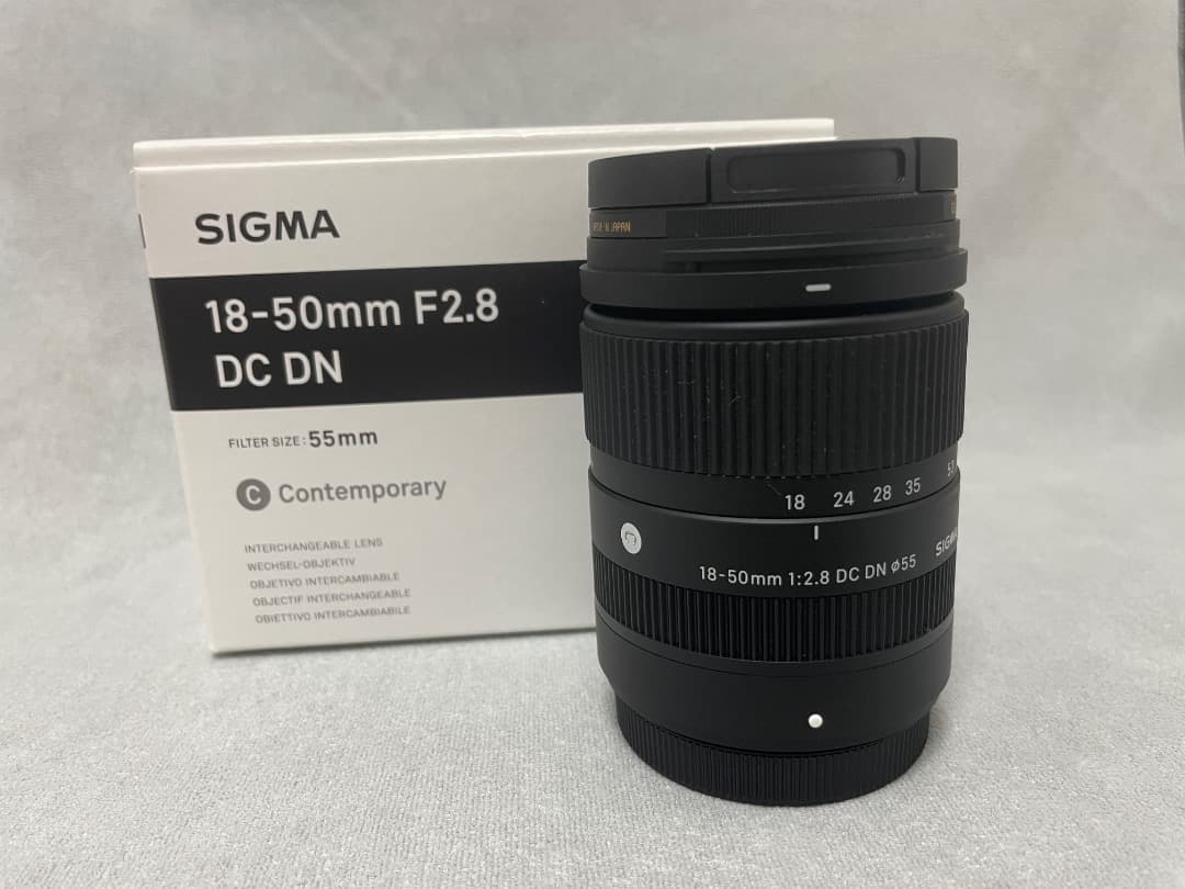 【美品】SIGMA 18-50mm f2.8 DC DN Xマウント　フィルタ付