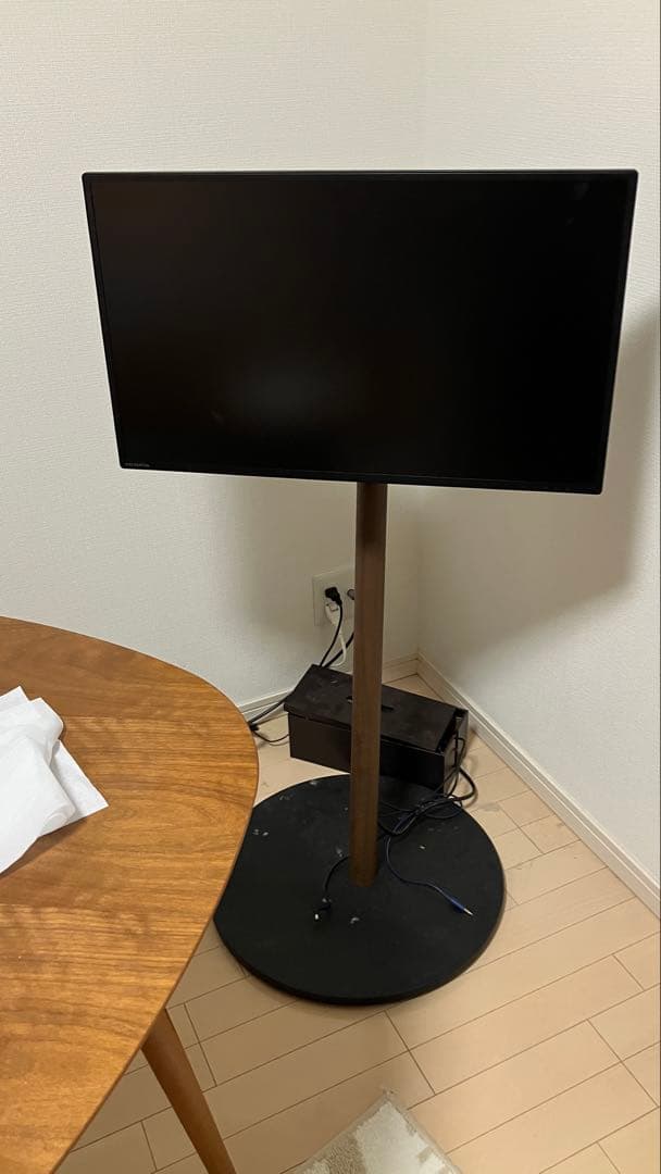 調整可能なスピーカースタンド ブラック　成約済み