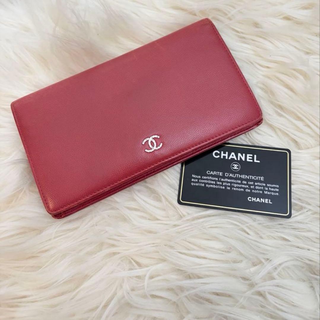 シャネル★長財布　ピンク