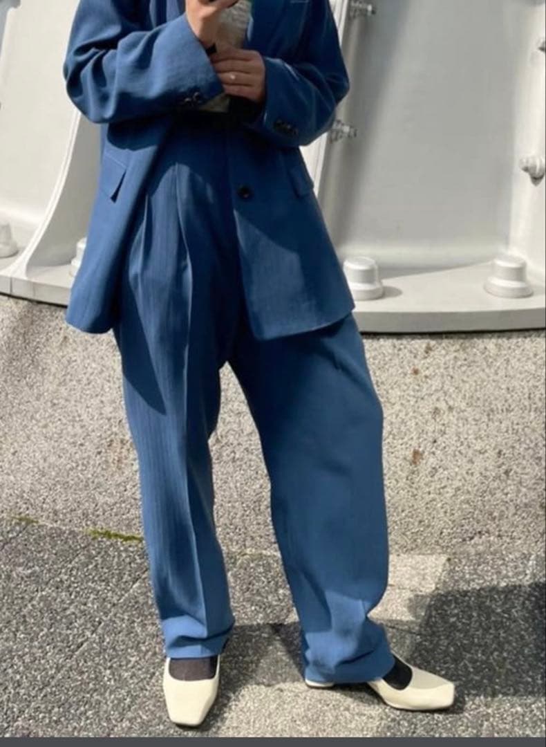 roku 6 DOBBY SET UP PANTS JAKET セットアップ