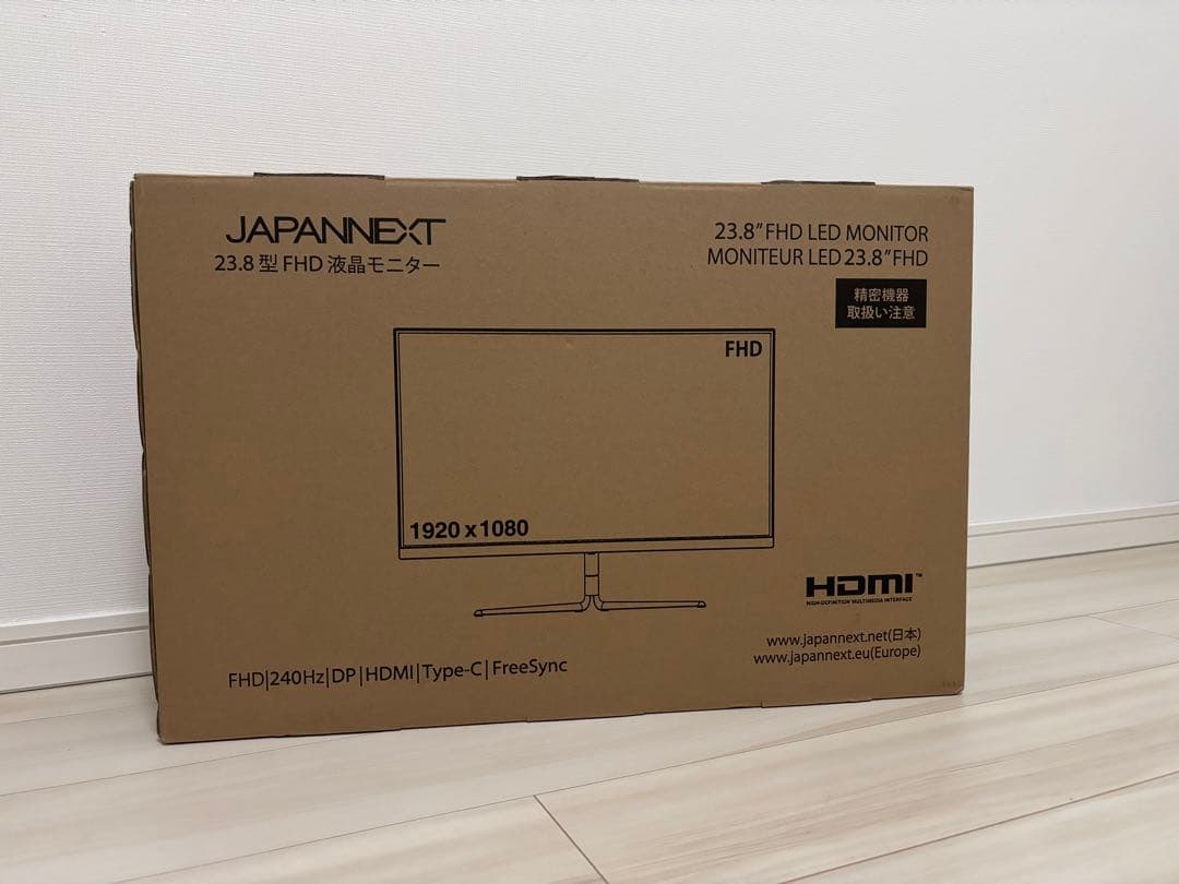 JAPANNEXT 23.8 モニターJN-238GT240FHDR-CW