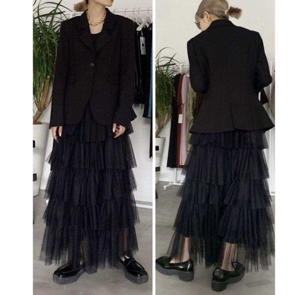 Ameri　WAIST SHAPE FLARE JACKET